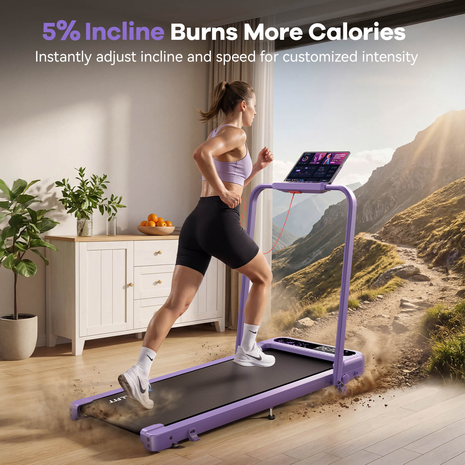 [Mother's Day Limited Edition] TM037 Fold Flat Treadmill With Gift Package