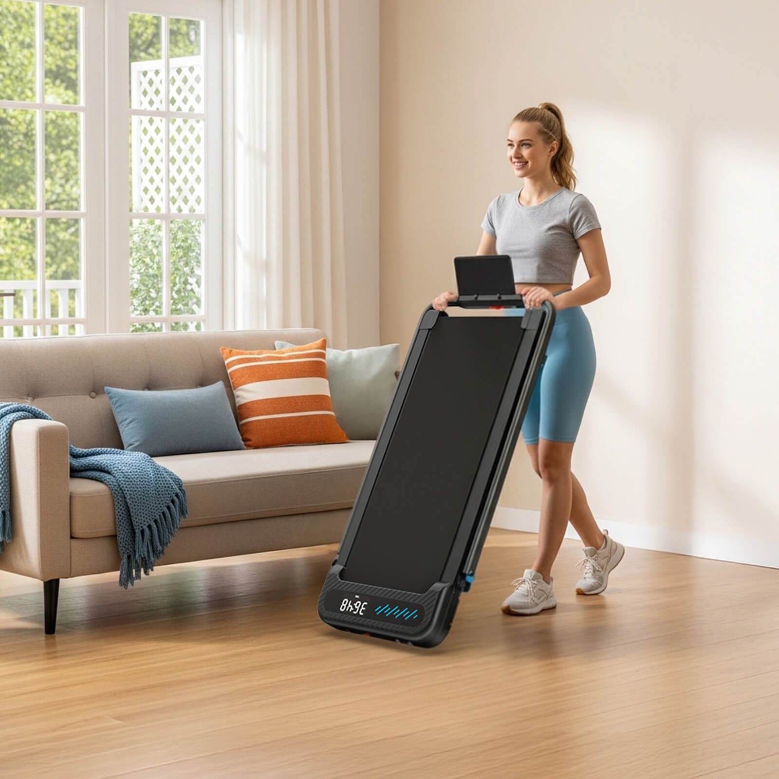 [New]TM037  Folding Treadmill With Incline For Home Use