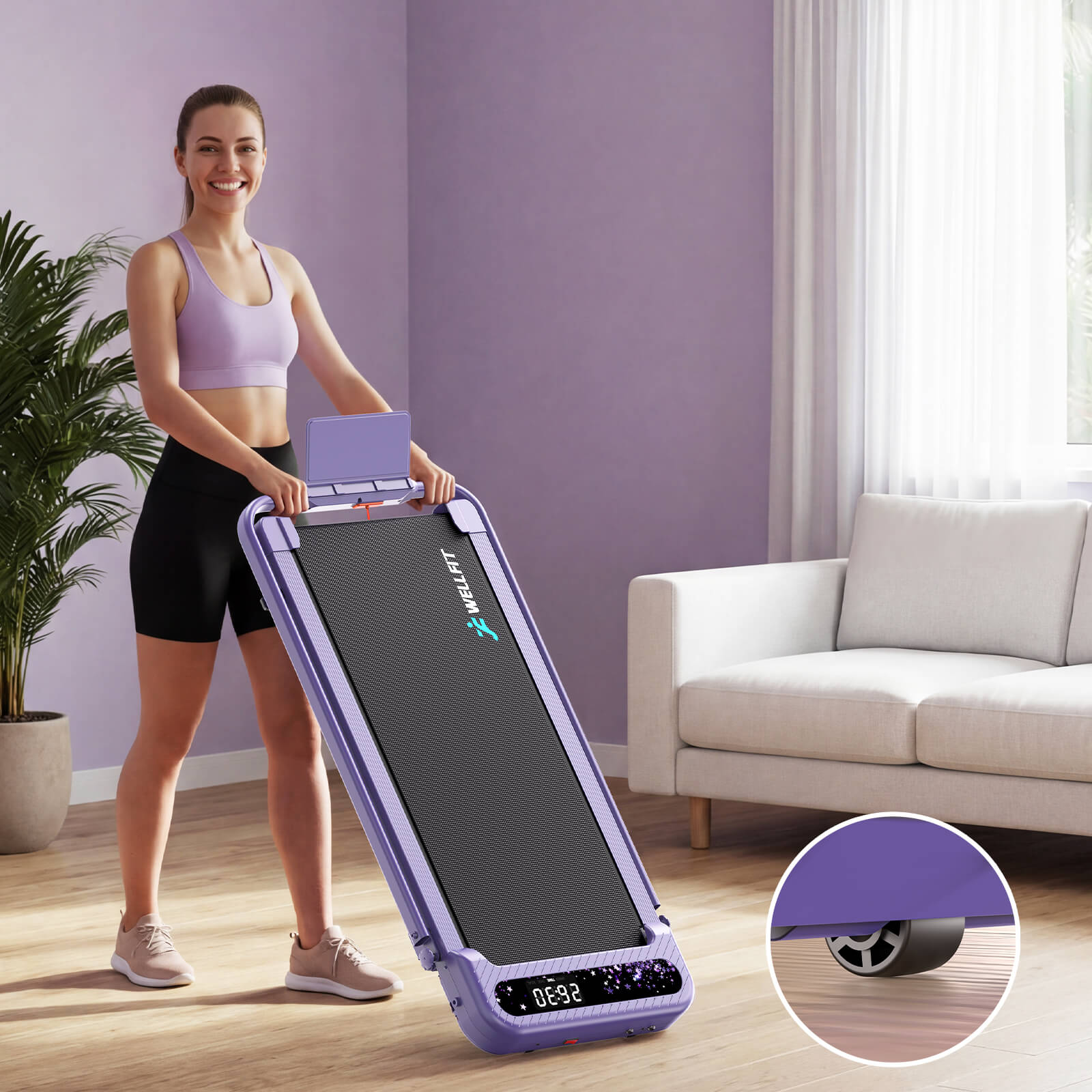 [Mother's Day Limited Edition] TM037 Fold Flat Treadmill With Gift Package
