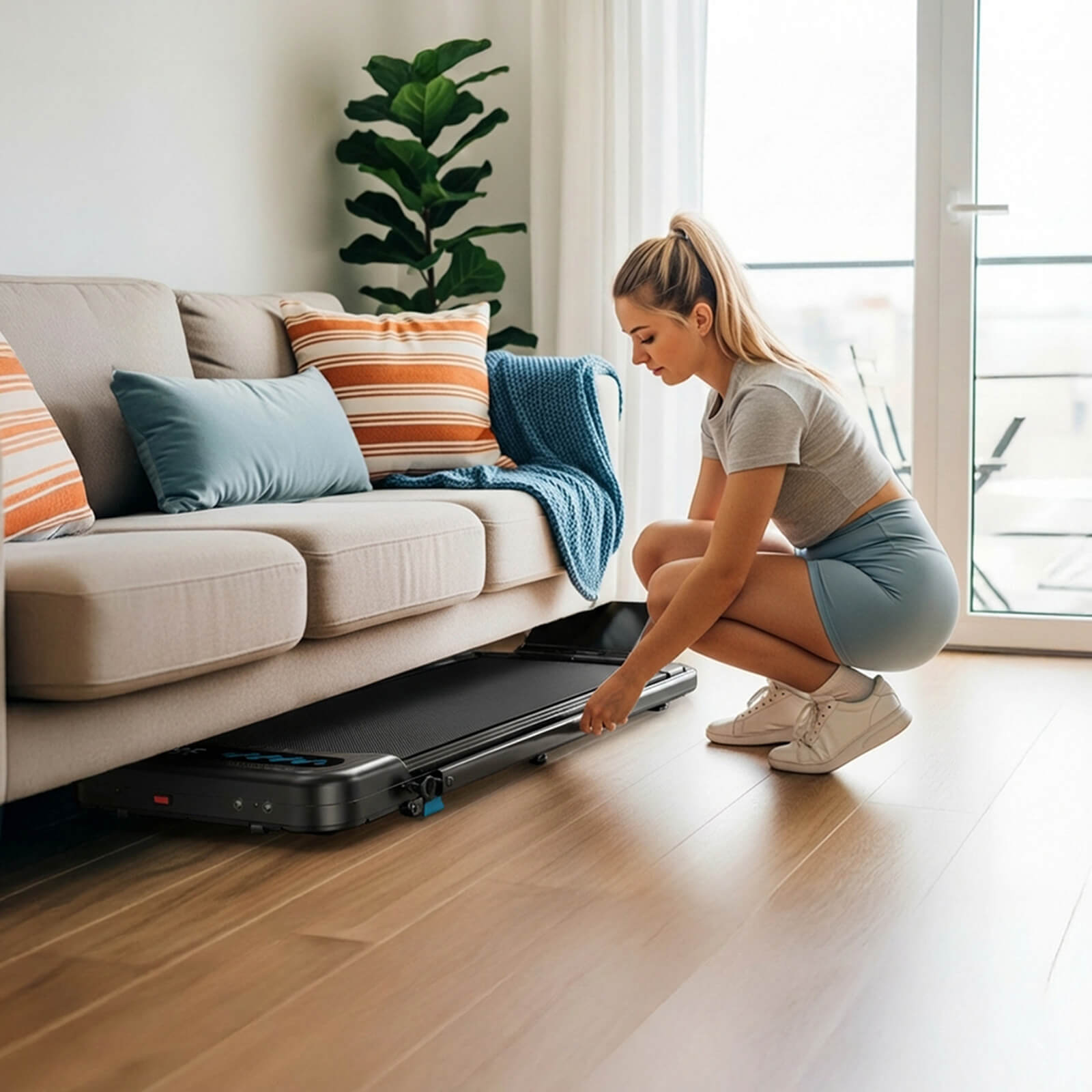 [New]TM037  Folding Treadmill With Incline For Home Use