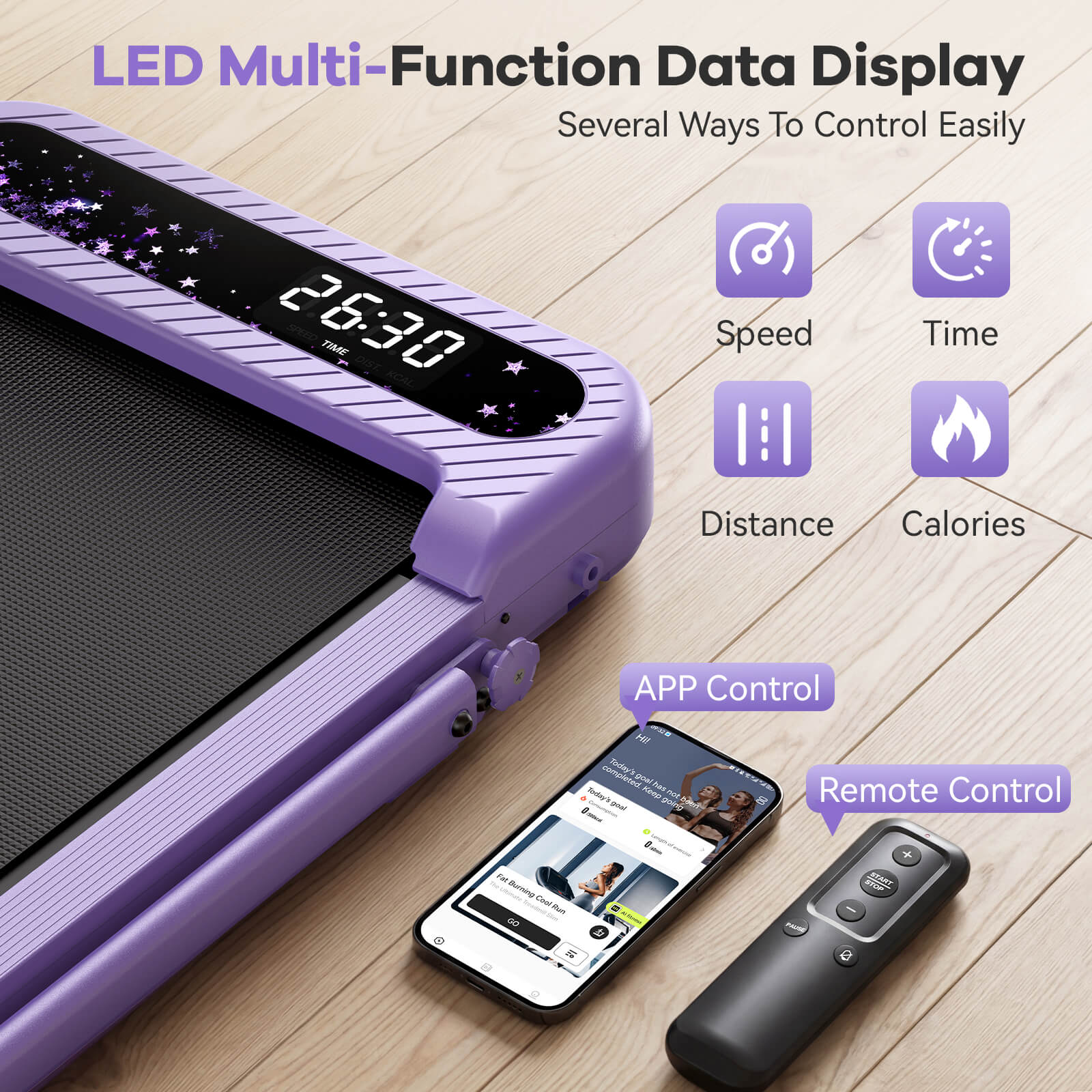 [Mother's Day Limited Edition] TM037 Fold Flat Treadmill With Gift Package