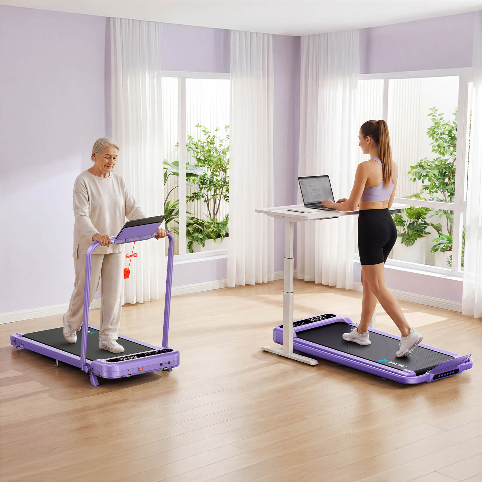 [Mother's Day Limited Edition] TM037 Fold Flat Treadmill With Gift Package