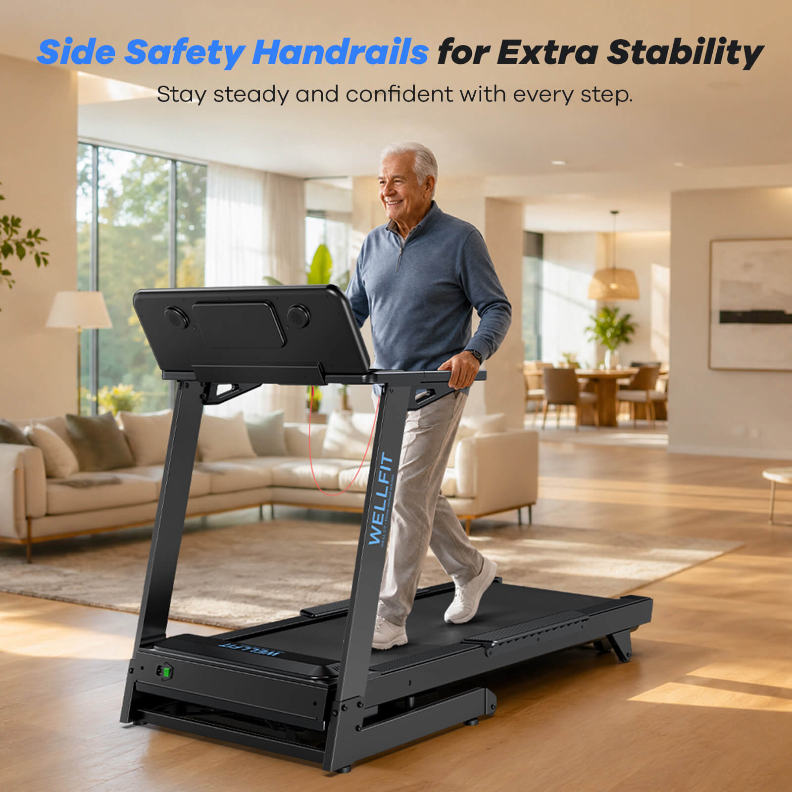 New] TM029 FOLD-Foldable Heavy Duty Treadmill With 15% Auto Incline