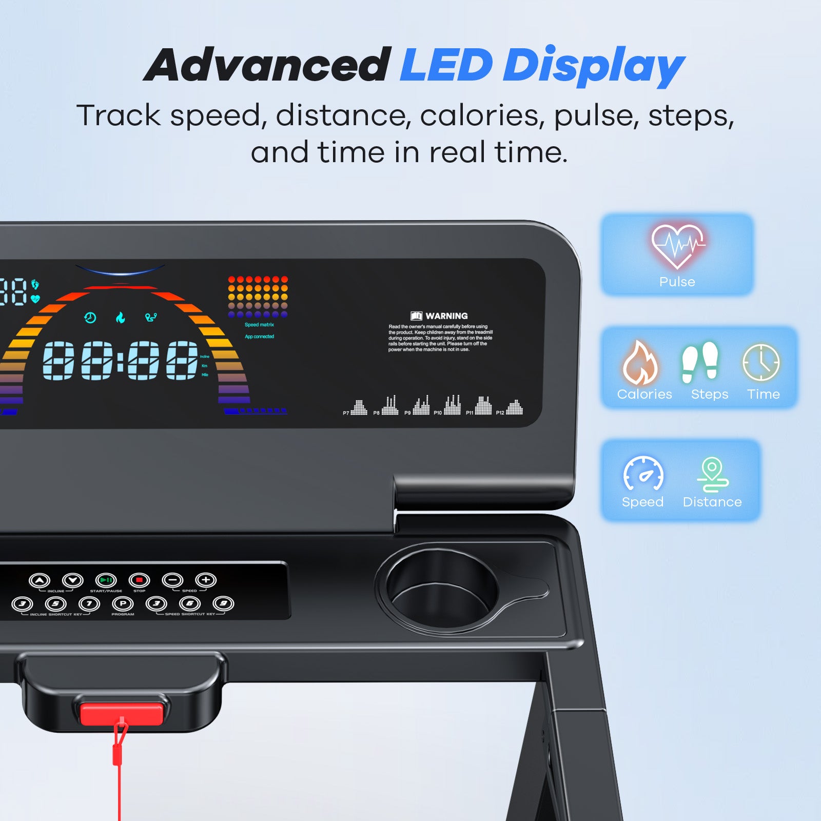 [New] TM029 FOLD-Foldable Heavy Duty Treadmill With 15% Auto Incline