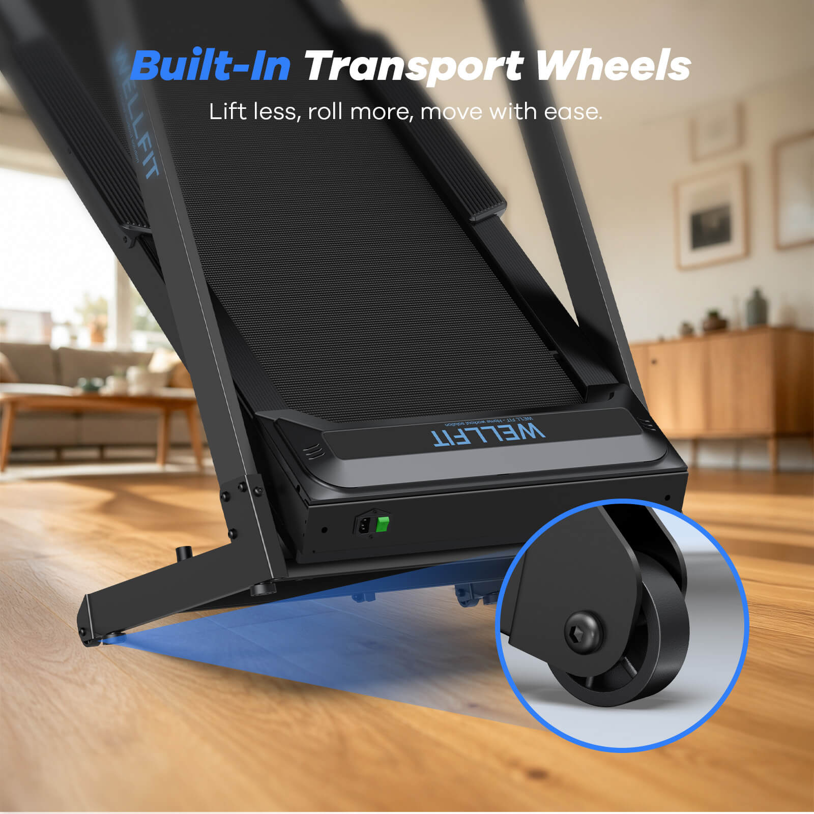 [New] TM029 FOLD-Foldable Heavy Duty Treadmill With 15% Auto Incline