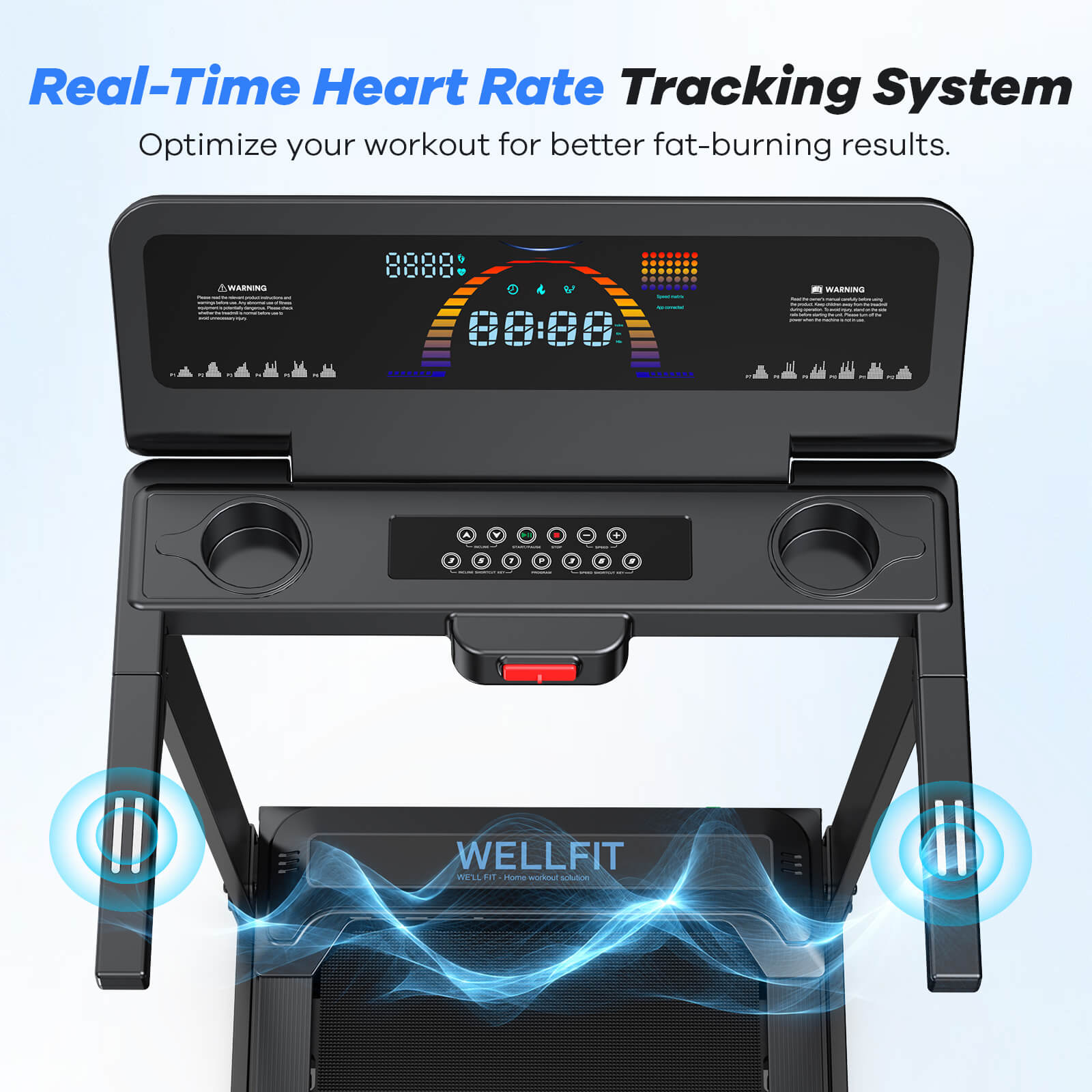 [New] TM029 FOLD-Foldable Heavy Duty Treadmill With 15% Auto Incline