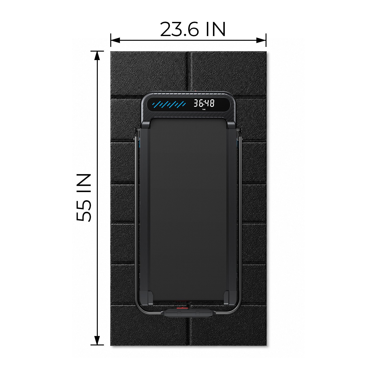 WELLFIT Foldable PVC, Higher Density Treadmill Mat