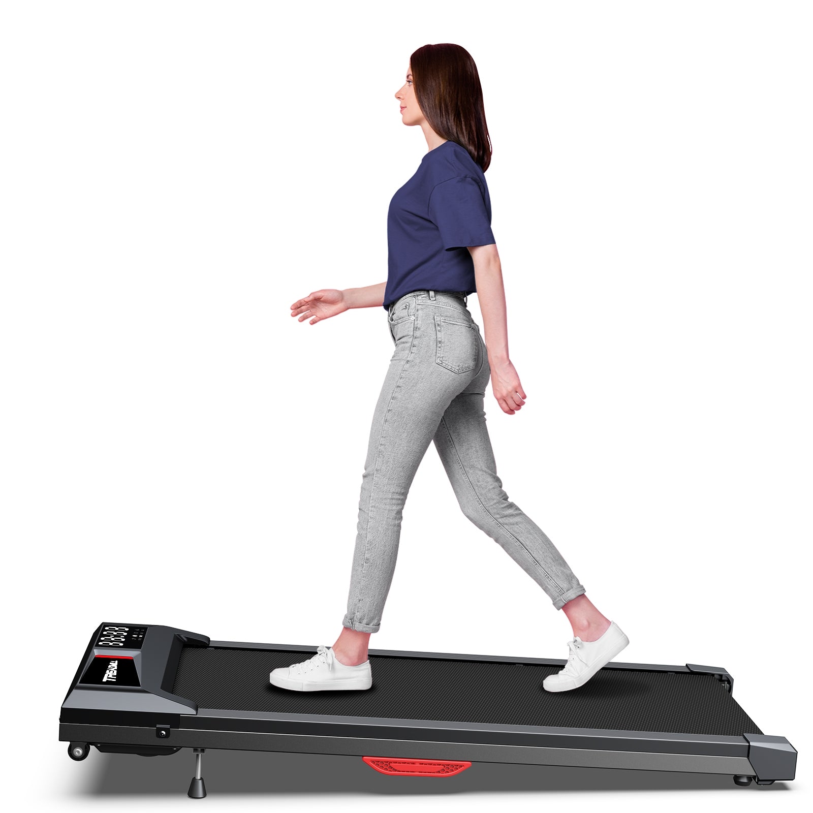 Upgraded WELLFIT WP009 Walking Pad Treadmill With 10% Incline