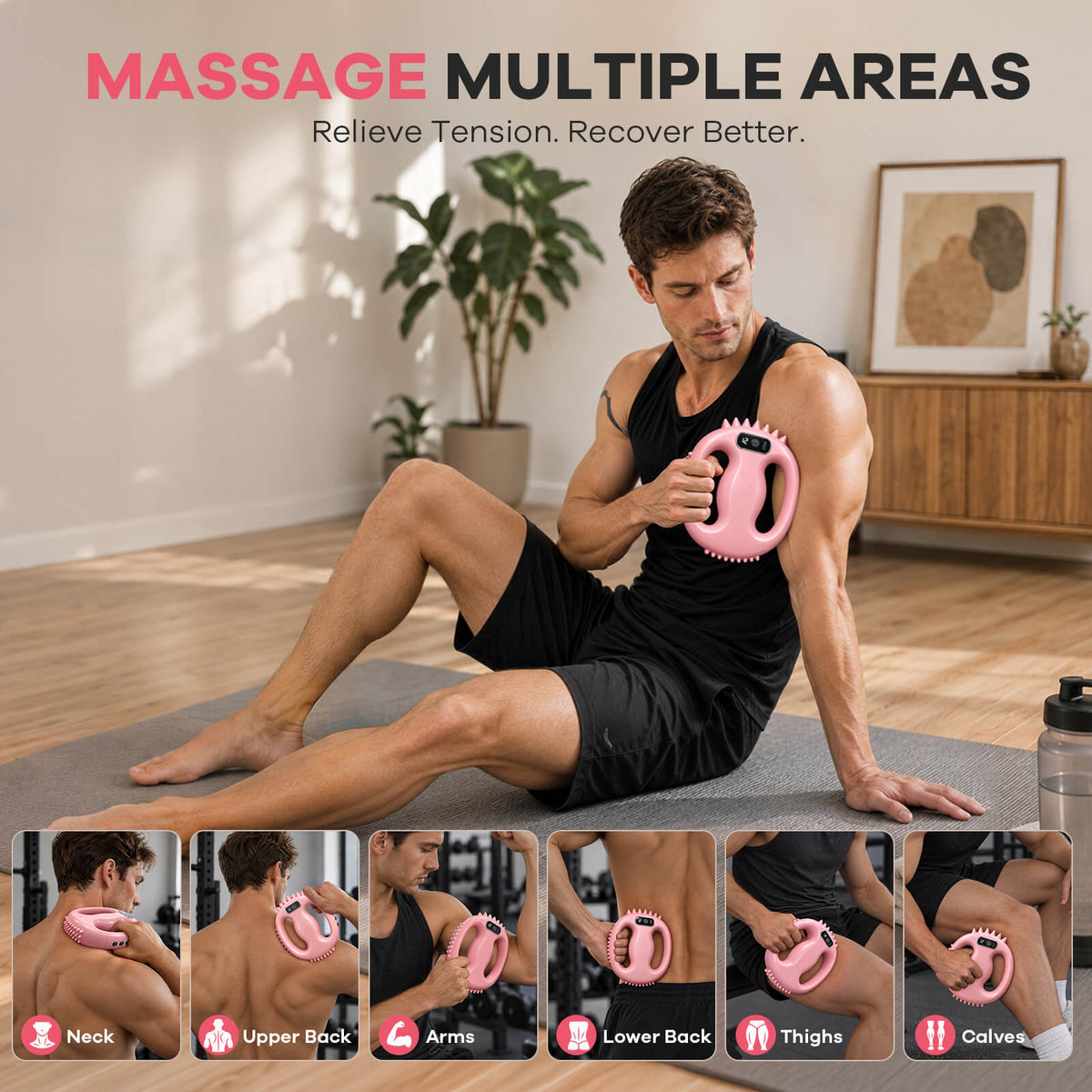 WELLFIT Multi Functional Vibrating Fascial Ring