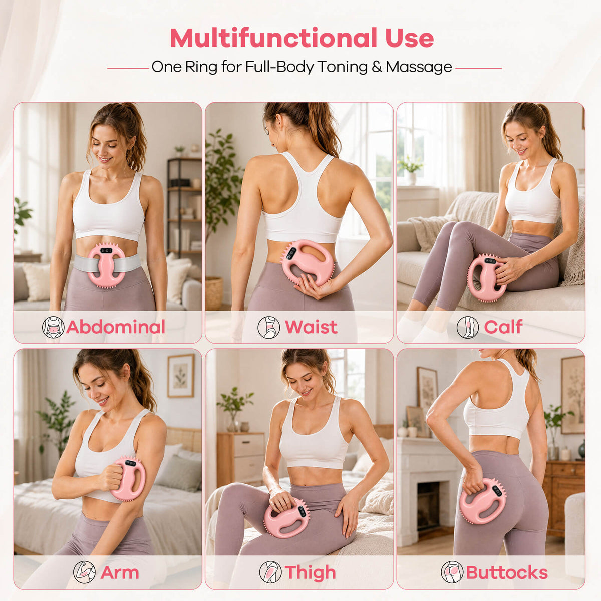 WELLFIT Multi Functional Vibrating Fascial Ring